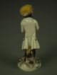 Antique Volkstedt German Porcelain Monkey Band Bassoon Player Dresden Figurine Figurines photo 2