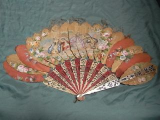 18th Century Hand Painted Fan photo