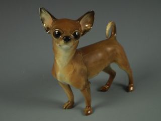 Antique Hutschenreuther German Germany Porcelain Chihuahua Dog Figurine photo