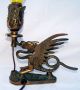 Two Art Bronze Co.  Antique Griffin / Dragon Lamps Lamps photo 2