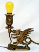 Two Art Bronze Co.  Antique Griffin / Dragon Lamps Lamps photo 5