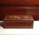 Vintage Wooden Scottie Dog Inlaid Trinket Vanity Box Boxes photo 2