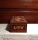 Vintage Wooden Scottie Dog Inlaid Trinket Vanity Box Boxes photo 3