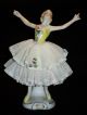 Antique German Porcelain Unterweissbach Dresden Lace Ballerina Dancer Figurine Figurines photo 1