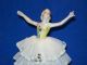 Antique German Porcelain Unterweissbach Dresden Lace Ballerina Dancer Figurine Figurines photo 8