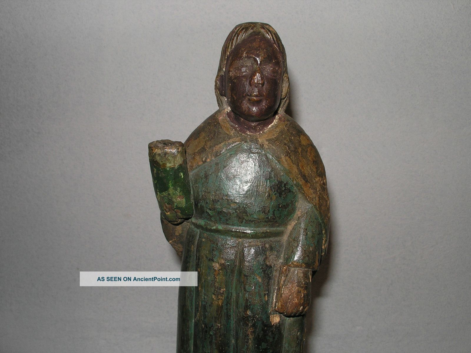 A Museum Piece: Late 1700 ' S Phillipine Santos Carved Figures photo