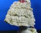 Antique Dresden Hand Painted Porcelain And Lace Figurine Ballerina Figurines photo 6