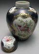 Amazing 19c.  French Samson Porcelain Worcester Scale Birds Tea Caddy Other photo 3