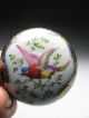 Amazing 19c.  French Samson Porcelain Worcester Scale Birds Tea Caddy Other photo 5