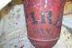 Very Old Fire Bucket & Handle - - Turn Of Century Paint Metalware photo 4