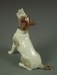 Antique German Carl Thieme Dresden Porcelain Dog Figurine Excellent Figurines photo 5