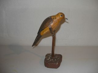 A C 1930 ' S Carved And Painted Dove photo