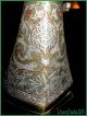 Great Quality Antique Egyptian Mamluk Bronze Vase,  Silver & Copper Inlay Metalware photo 2