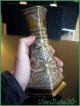 Great Quality Antique Egyptian Mamluk Bronze Vase,  Silver & Copper Inlay Metalware photo 6
