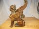 Greek Sphinx Statues - Beautifully Detailed Metalware photo 1