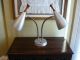 Wowzer Vintage Atomic Double Gooseneck Lamp,  Teak Finials? So Cool When Lit Lamps photo 2