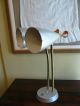 Wowzer Vintage Atomic Double Gooseneck Lamp,  Teak Finials? So Cool When Lit Lamps photo 5