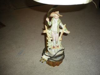 Antique Figure Lamp photo