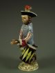Antique Volkstedt German Porcelain Monkey Band Drum Player Dresden Figurine Figurines photo 2