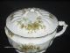 Antique E P P Co Marquette Holly Berry Raised Porcelain Chamber Pot With Lid Chamber Pots photo 1