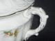 Antique E P P Co Marquette Holly Berry Raised Porcelain Chamber Pot With Lid Chamber Pots photo 4