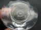 Georgian Engraved Tulip Faceted Cut Air Bubble Stem Firing Dram Glass Stemware photo 6
