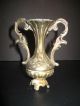 Pair Of Antique Italian Solid Brass Vase Metalware photo 5