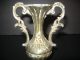 Pair Of Antique Italian Solid Brass Vase Metalware photo 6