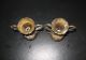 Pair Of Antique Italian Solid Brass Vase Metalware photo 8