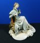 Borsato Hand Painted Porcelain Figurine Italy Vintage Lady Figurines photo 1