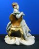 Borsato Hand Painted Porcelain Figurine Italy Vintage Lady Figurines photo 2