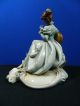 Borsato Hand Painted Porcelain Figurine Italy Vintage Lady Figurines photo 4