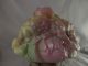 Vintage Consolidated Puffy Rose Floral Lamp Fine Condition 8 Inch Lamps photo 3
