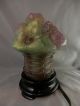 Vintage Consolidated Puffy Rose Floral Lamp Fine Condition 8 Inch Lamps photo 5