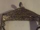Antique Victorian Metal Mesh Purse Clasp Frame Chain Handle Art Nouveau Change Metalware photo 4