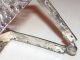 Antique Victorian Metal Mesh Purse Clasp Frame Chain Handle Art Nouveau Change Metalware photo 7