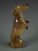 Antique Hutschenreuther German Porcelain Dachshund Dog Figurine Excellent Figurines photo 4