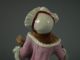 Antique Volkstedt German Porcelain Monkey Band Lady Singer Dresden Figurine Figurines photo 9