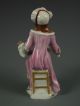 Antique Volkstedt German Porcelain Monkey Band Lady Singer Dresden Figurine Figurines photo 3