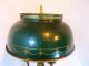 Vintage Tin Toleware Lamp Painted 3 Way Lamp Light Antique Bouillotte Primitive Lamps photo 8