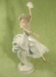 Wallendorf Figure Of A Woman Dancer Holding A Fan High Quality German Porcelain Figurines photo 1