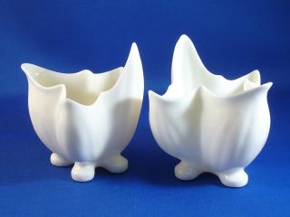 Pair Of Royal Worcester Porcelain Bud Vases,  China Works,  England photo