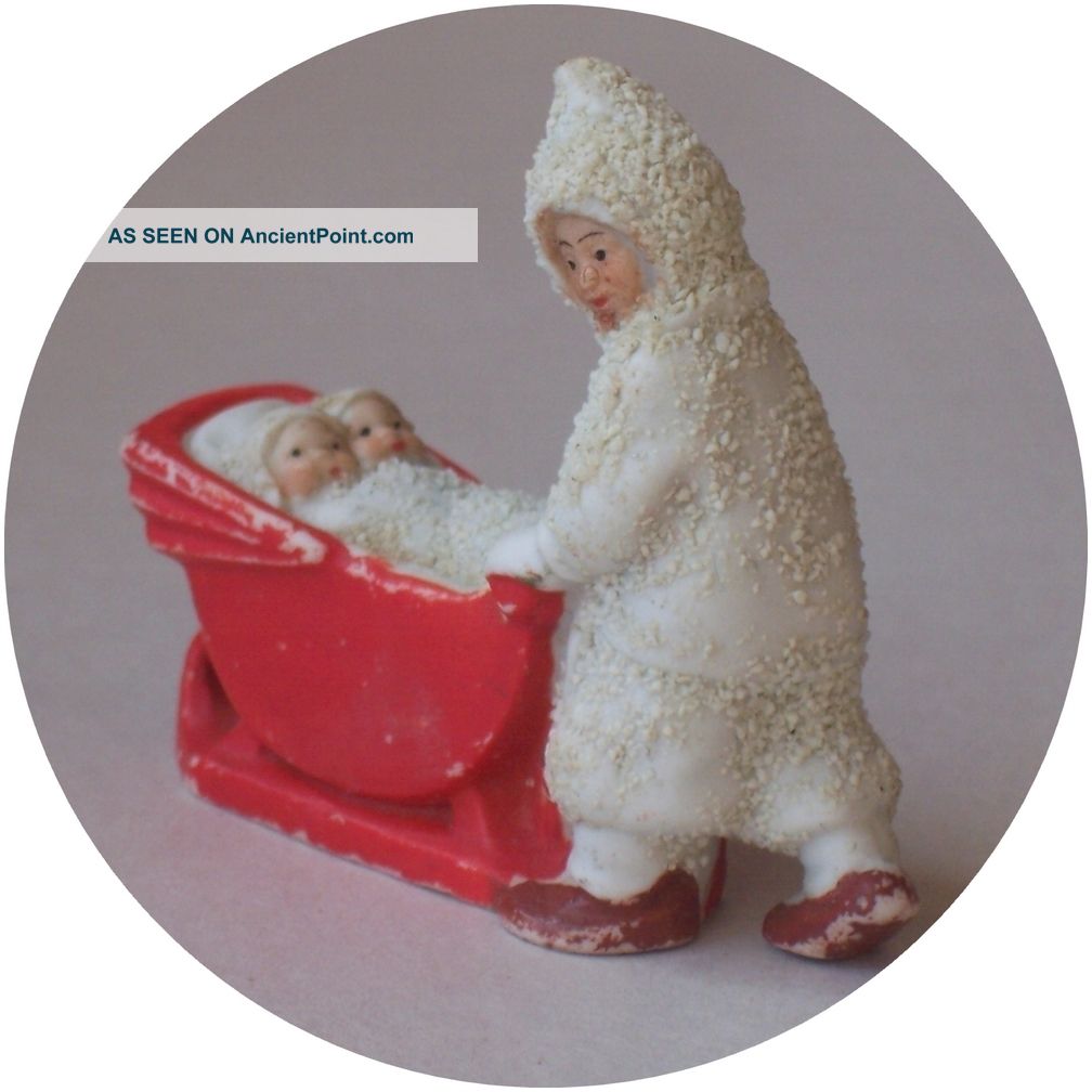 Antique Snowbabies Bisque Figurine 7156 Marked Germany Figurines photo