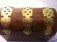 Antique Burl Walnut Ormolu Victorian Tea Caddy Wooden Wood Work Box Boxes photo 2