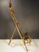 Large Ornate Vintage Brass Table Easel For Books,  Paintings,  Plates Metalware photo 3