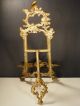 Large Ornate Vintage Brass Table Easel For Books,  Paintings,  Plates Metalware photo 4