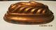 Antique Copper Mold With Tinned Interior Metalware photo 1