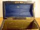 Antique English Burl Walnut Tea Caddy - Chased Brass Bound C.  1880 Boxes photo 4