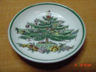 Spode Copeland England Miniature Plate Christmas Tree 3 