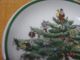 Spode Copeland England Miniature Plate Christmas Tree 3 